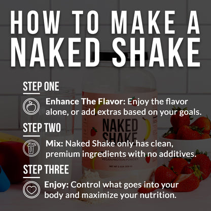 Strawberry Banana Protein Shake - Strawberry Banana, Clean Everyday Nutrition