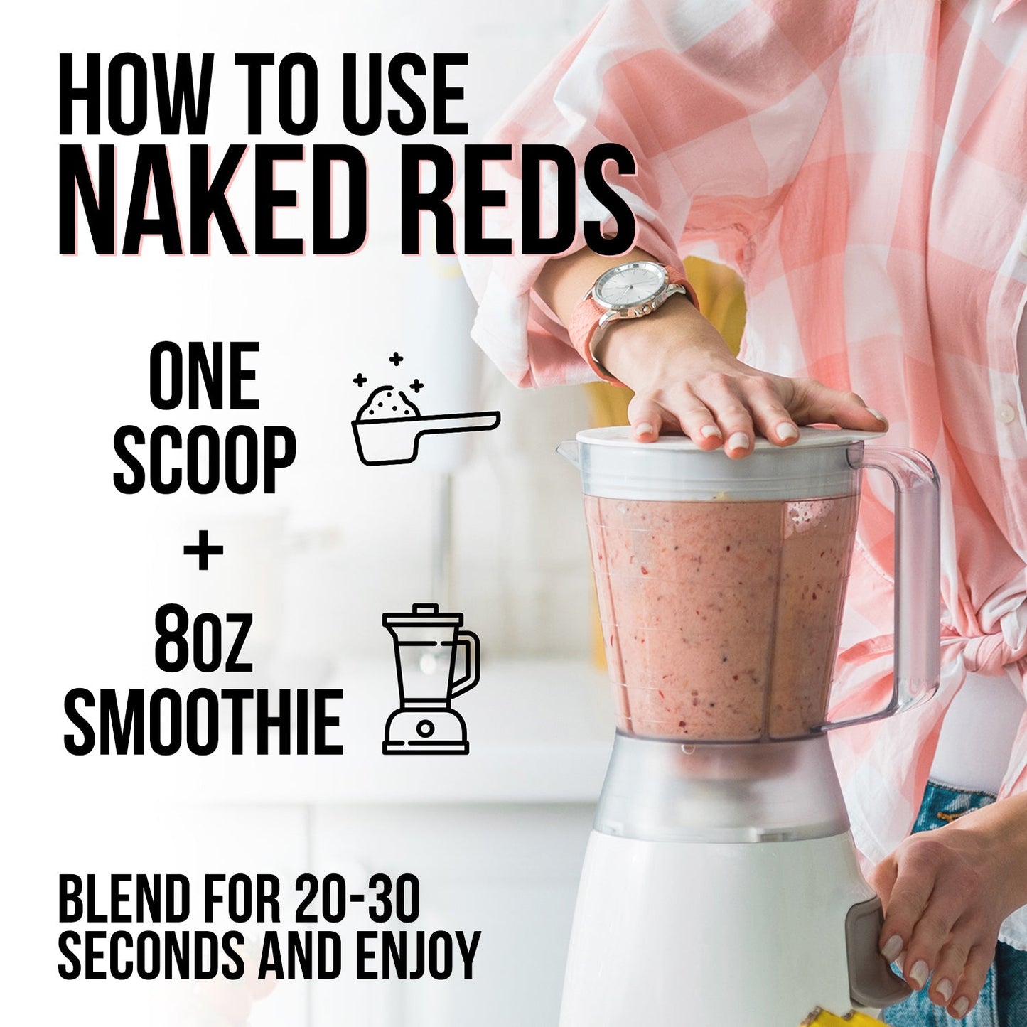Super Reds Fruit Powder, Clean Daily Nutrition Powder