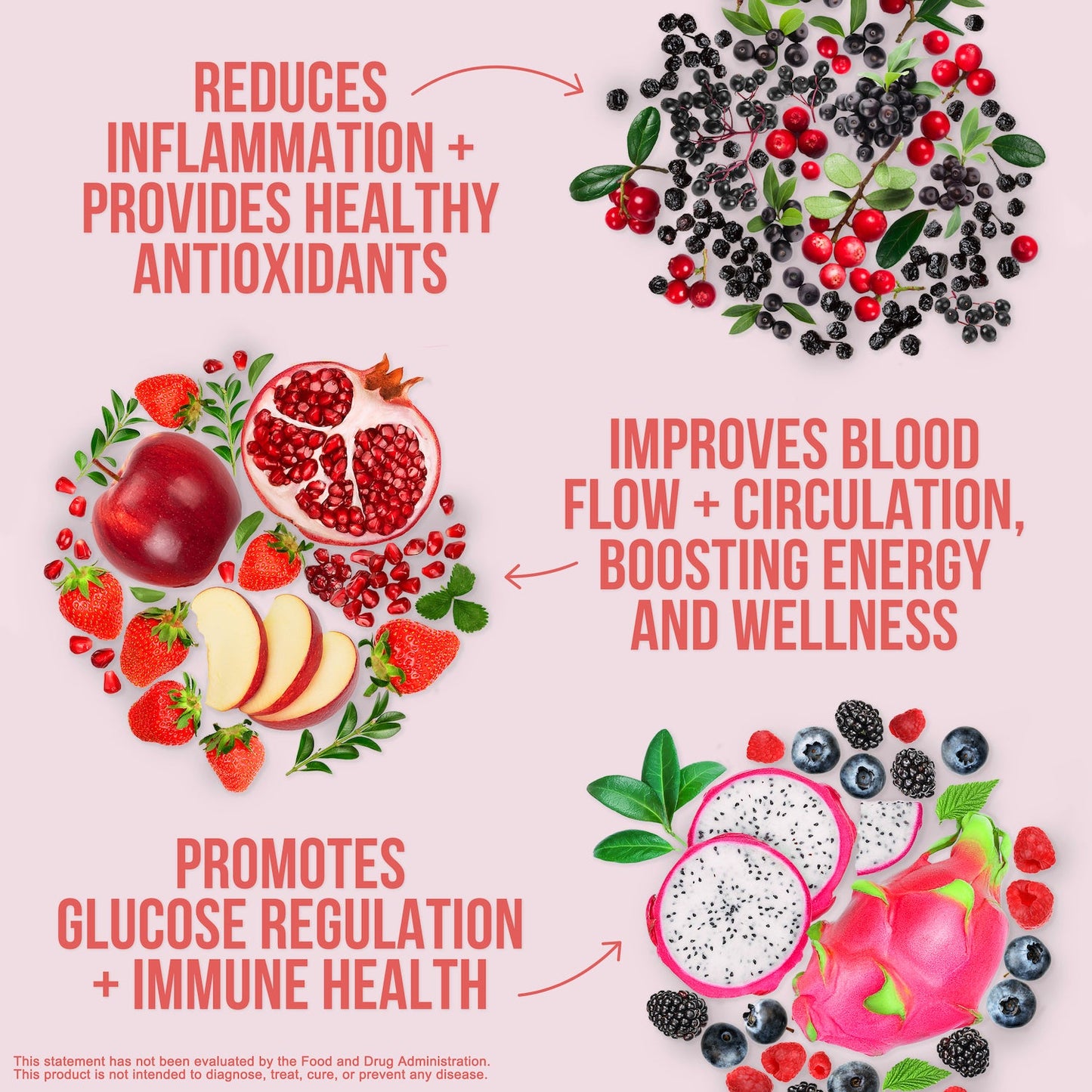 Super Reds Fruit Powder, Clean Daily Nutrition Powder