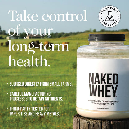 Vanilla Grass-Fed Whey Isolate Protein Powder - Vanilla, Clean Daily Protein Support