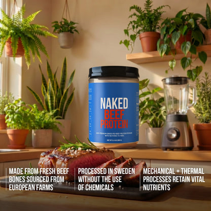 Beef Protein Powder - Unflavored, Clean Daily Nutrition Powder