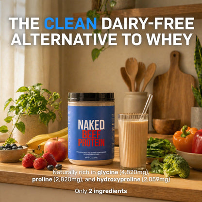 Beef Protein Powder - Unflavored, Clean Daily Nutrition Powder