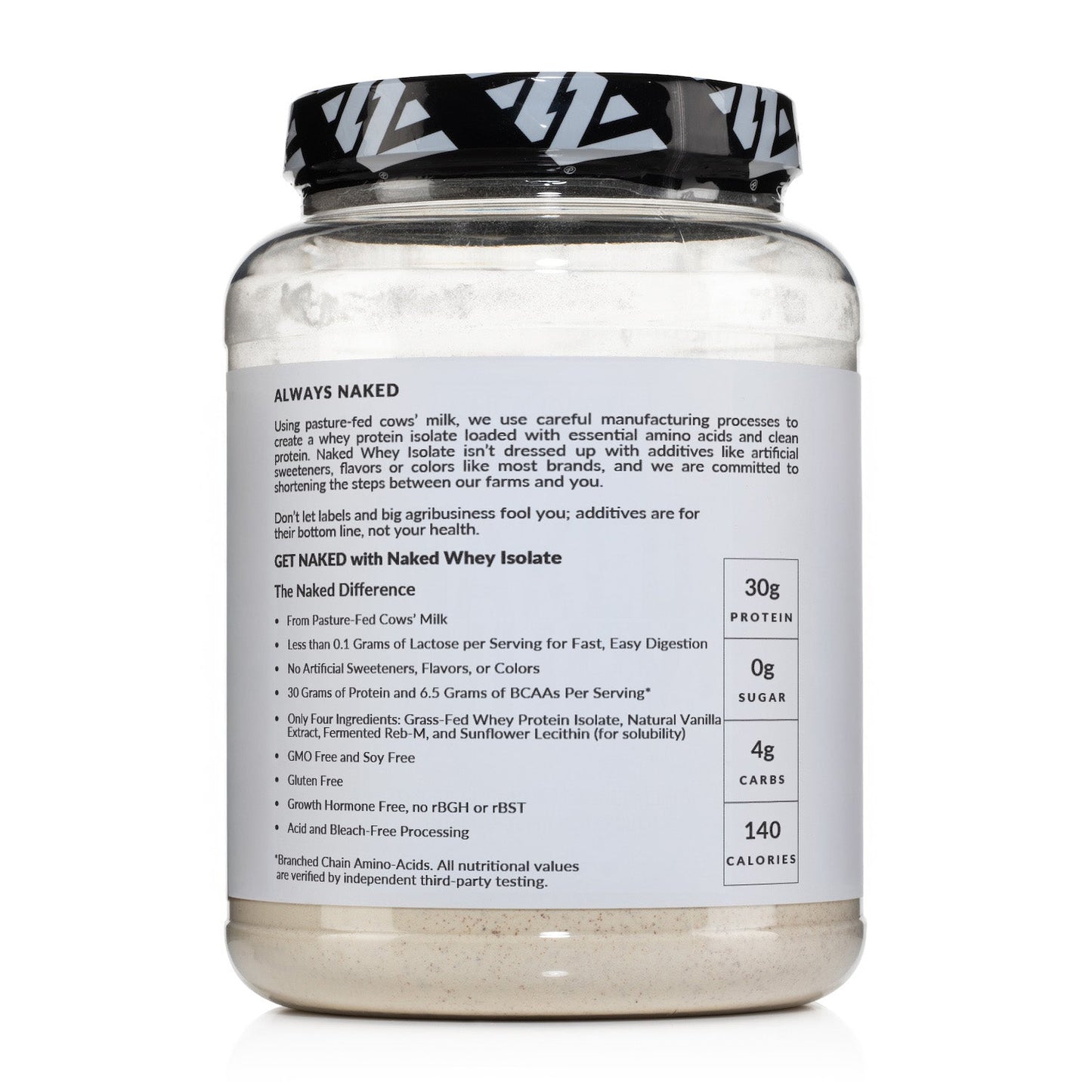 Vanilla Grass-Fed Whey Isolate Protein Powder - Vanilla, Clean Daily Protein Support