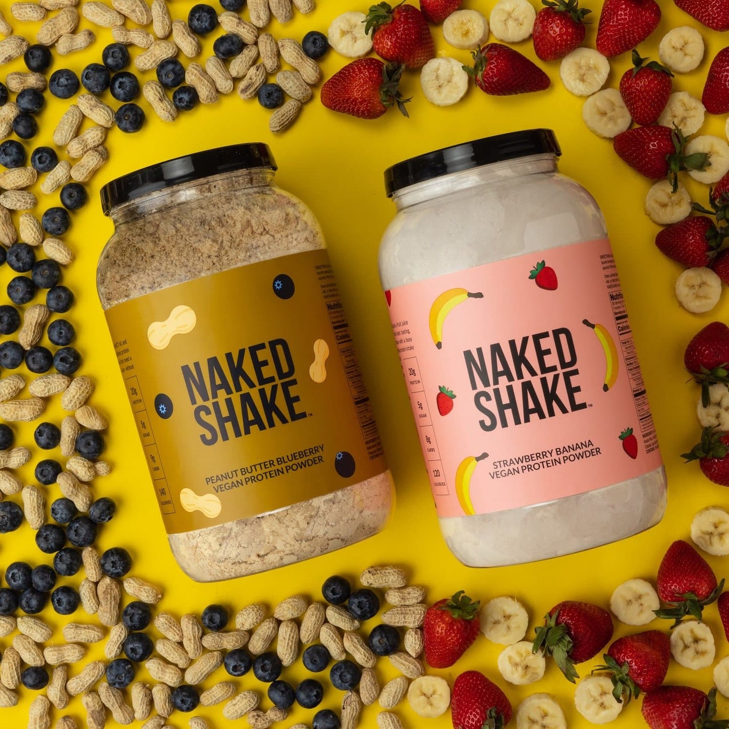 Strawberry Banana Protein Shake - Strawberry Banana, Clean Everyday Nutrition