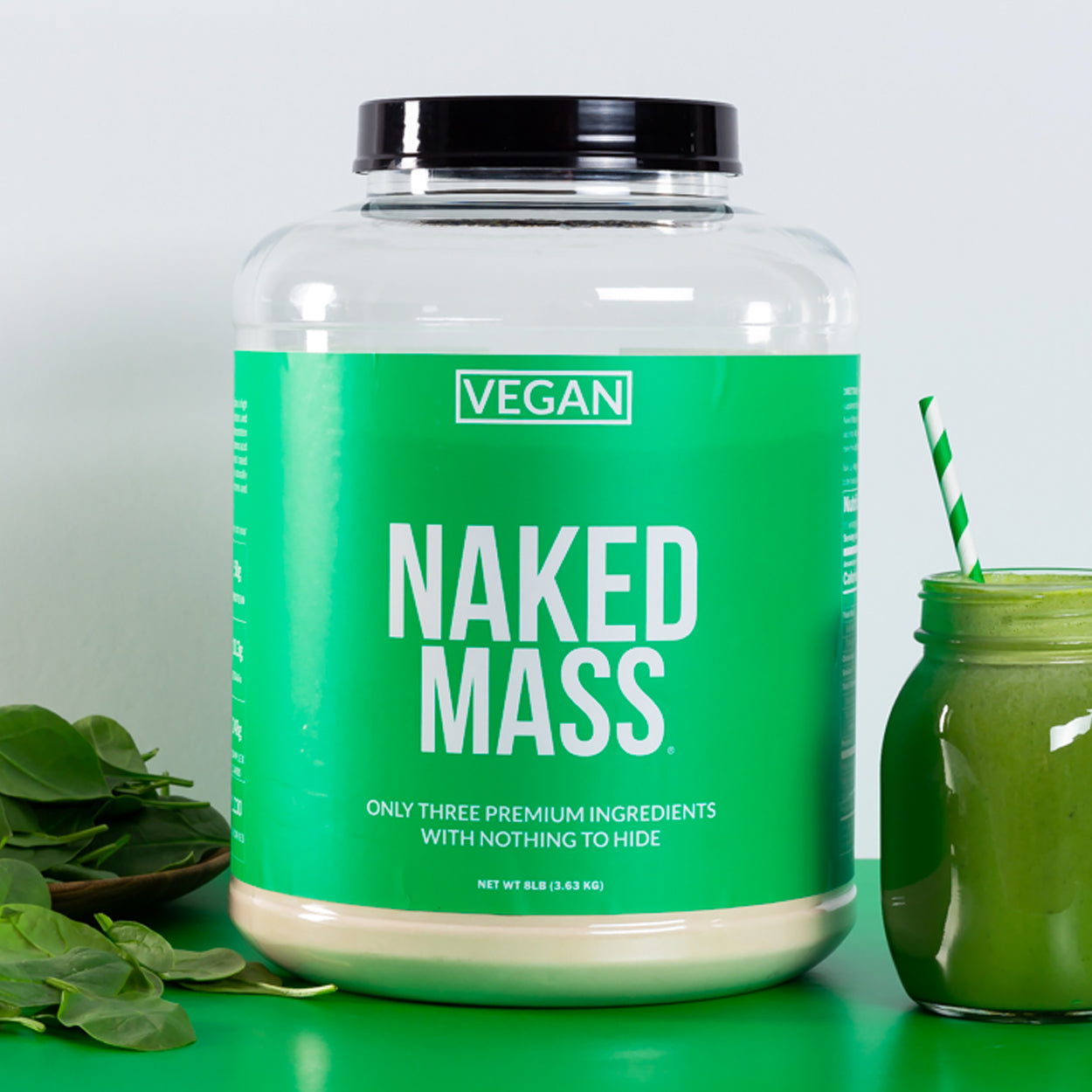 Double Chocolate Vegan Mass Gainer Supplement - Double Chocolate (Vegan), High Calorie Muscle Support