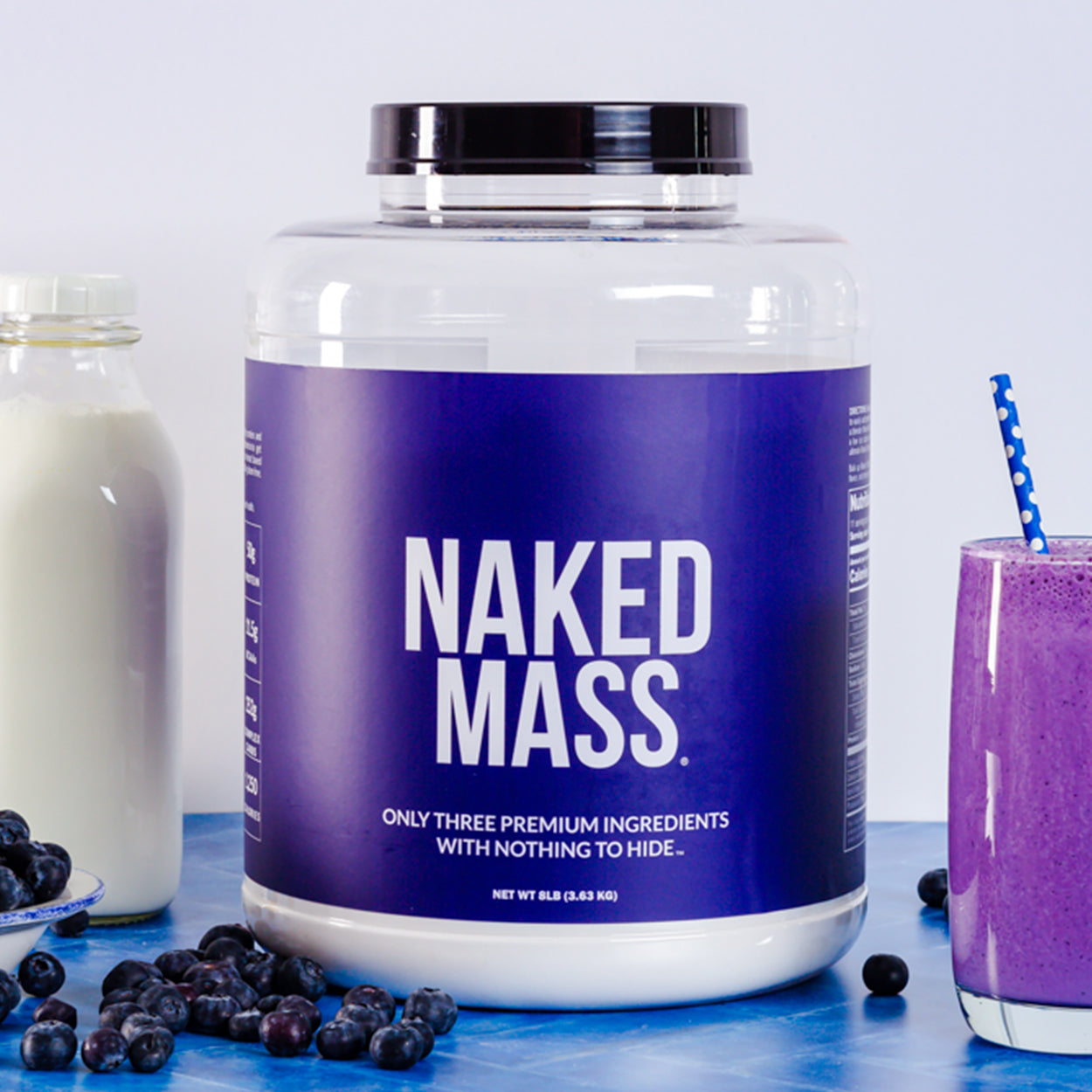 Strawberry Mass Gainer Protein Supplement - Strawberry, High Calorie Muscle Support